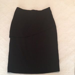 Black CAbi pencil skirt with zipper